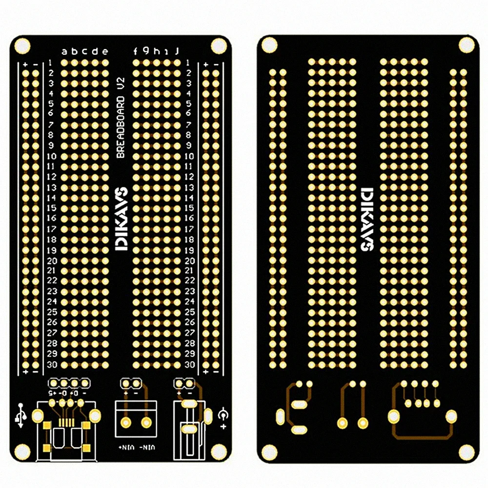 High Quality Gold Plating Solder-able Breadboard Prototype Pcb Prototype Board for Arduino - Imagen 2