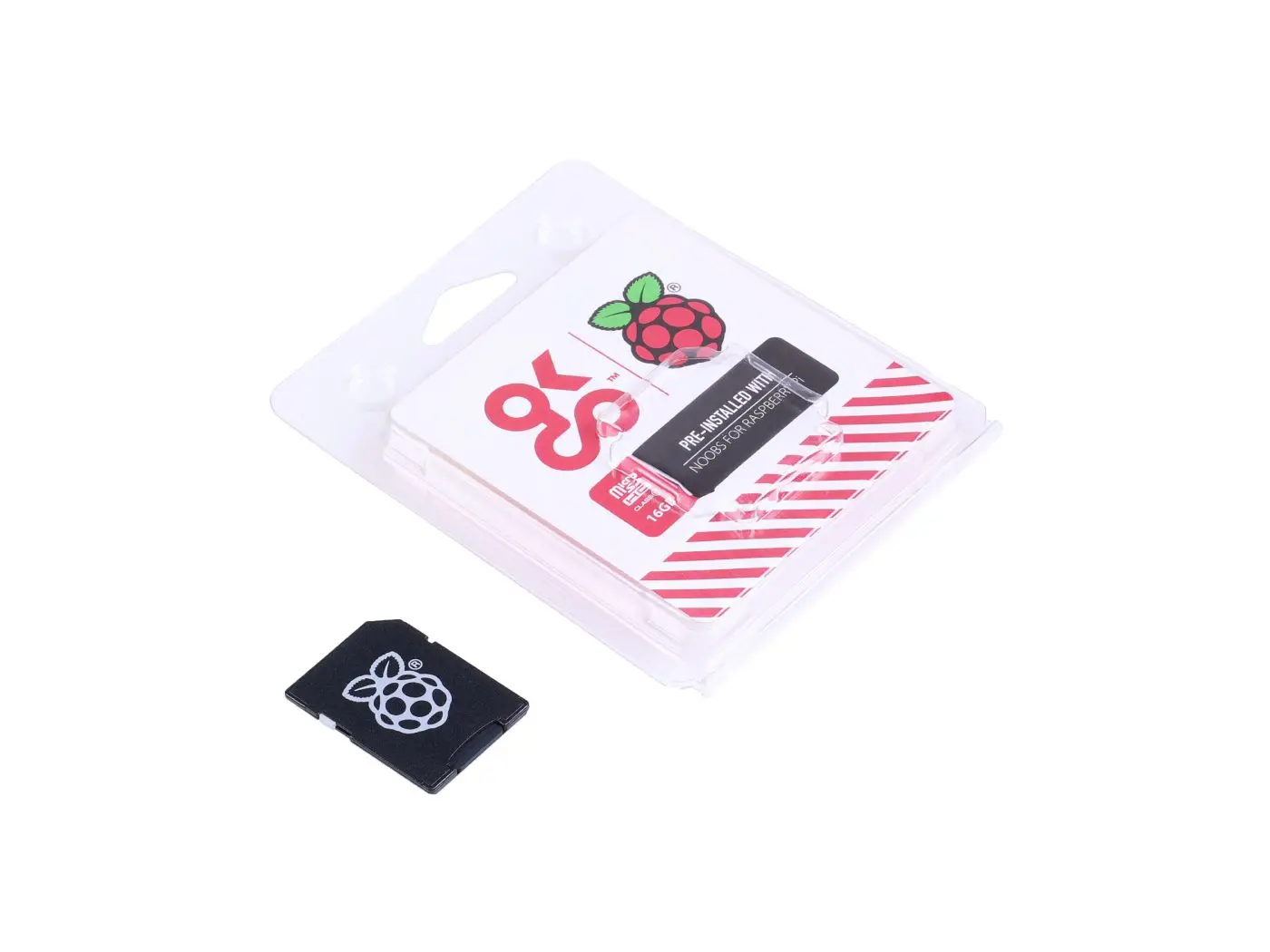 SD Card preloaded with NOOBS - TransFLash Card, 16GB, pre-installed Raspberry Pi 4 OS – Bild 3