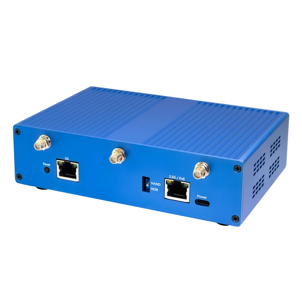 Banana Pi OpenWrt One MediaTek MT7981B 1GB DDR4 2.5GbE RJ45 y Gigabit Ethernet RJ45 256 MiB SPI NAND Router inteligente de código abierto