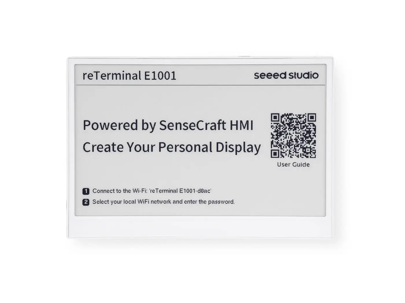 reTerminal E1001 Monochrome ePaper Display, 7.5 inch E Ink Screen Dashboard, ESP32-S3, Home Assistant, TRMNL, Arduino, ESP-IDF - Imagen 2