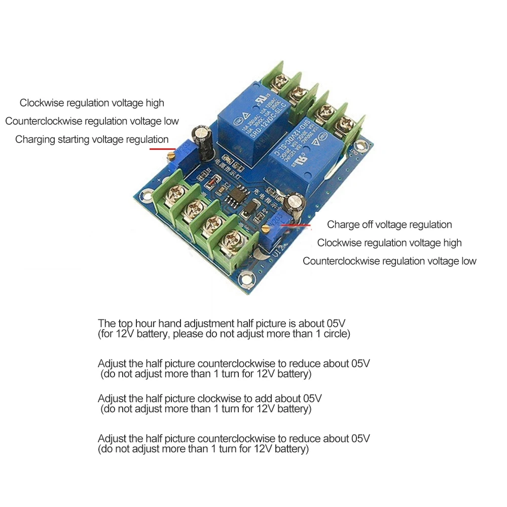 Battery Power Failure Automatic Charging Control Board Power Supply Automatic Switching Module Emergency Circuit Breaker Module - 画像 (3)