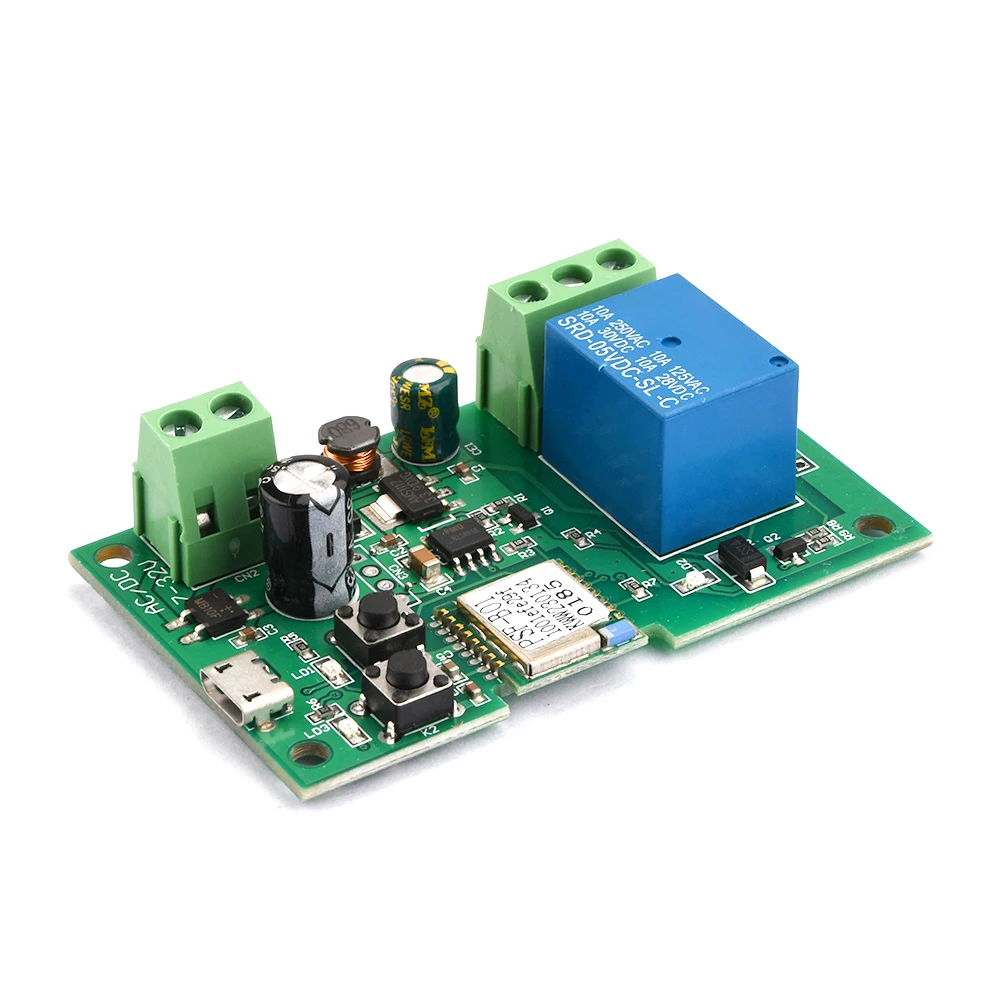 Ewelink Wifi RF Switch Module DC7-32V Wifi Relay Module Remote Control Self-lock Wireless Delay Relay for Smart Intelligent Home - Imagen 2