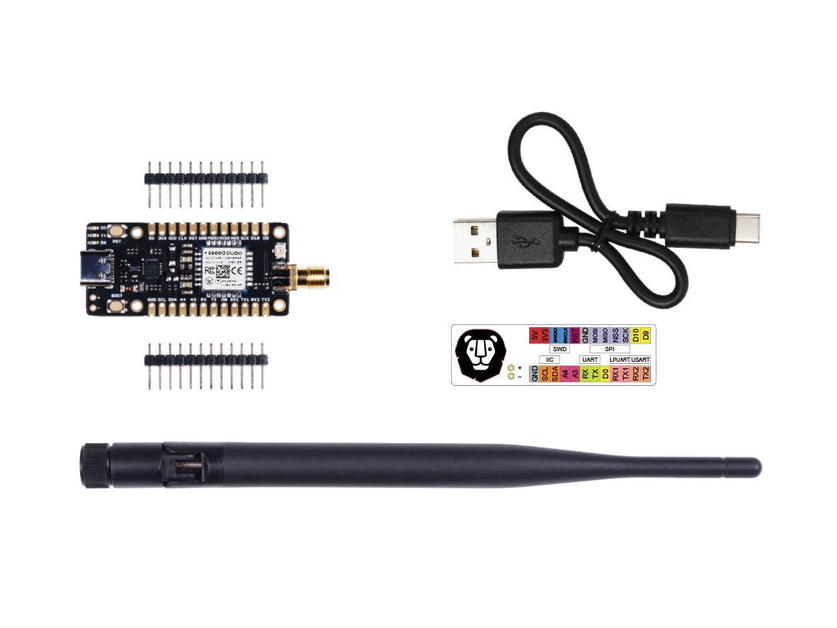 Wio-E5 mini Dev Board - STM32WLE5JC, ARM Cortex-M4 and SX126x embedded, supports LoRaWAN on EU868 & US915 – Bild 4