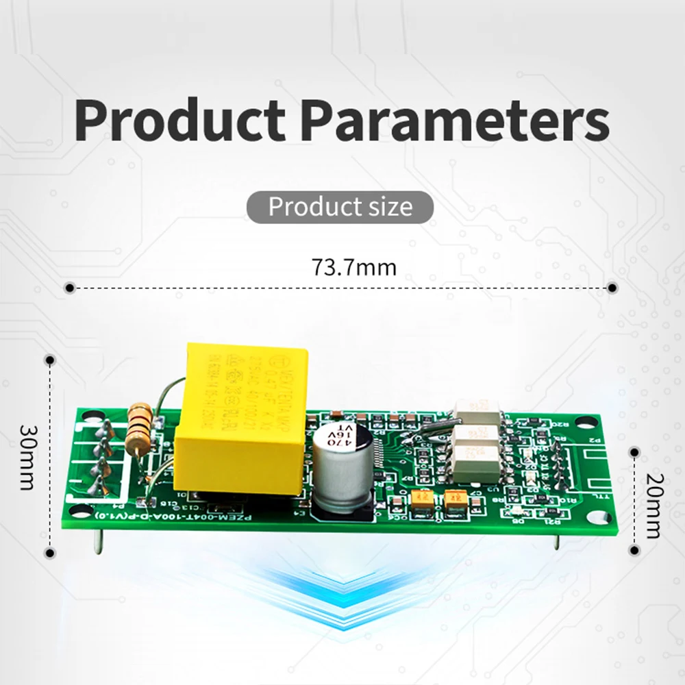 PZEM-004T 100A AC 80-260V Digital Voltmeter Ammeter Wattmeter Digital Multifunctional Test Pulse Communication TTL Serial Module - Imagen 6