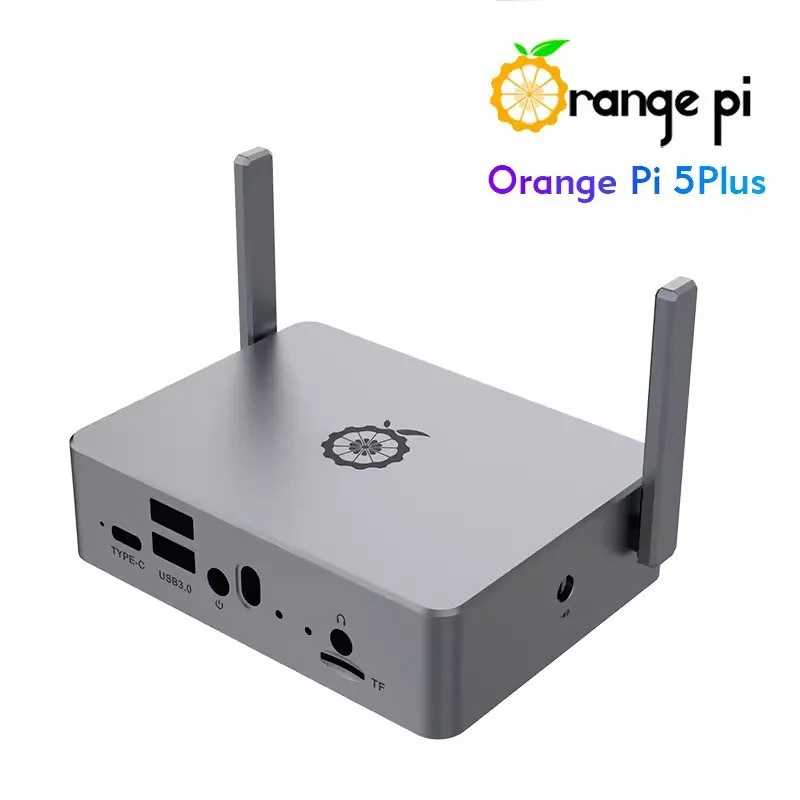 Orange Pi 5 Plus Aluminum Case Metal Shell Passive Cooling Optional Antennas for OPI 5 Plus - Imagen 2