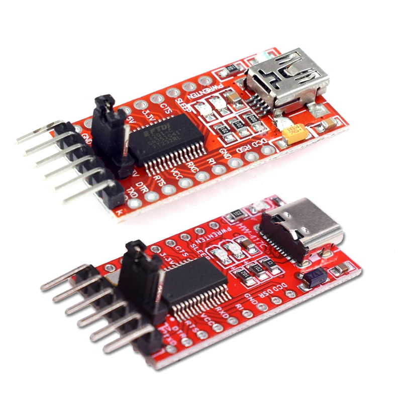 FT232RL FTDI USB 3.3V 5.5V to TTL Serial Adapter Module for Arduino FT232 Pro Mini USB TO TTL 232 - Imagen 4