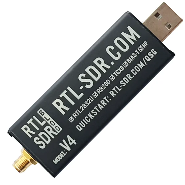 RTL-SDRブログ RTL SDR V4 R828D RTL2832U 1PPM TCXO SMA RTLSDR ソフトウェア無線機(ドングルのみ)