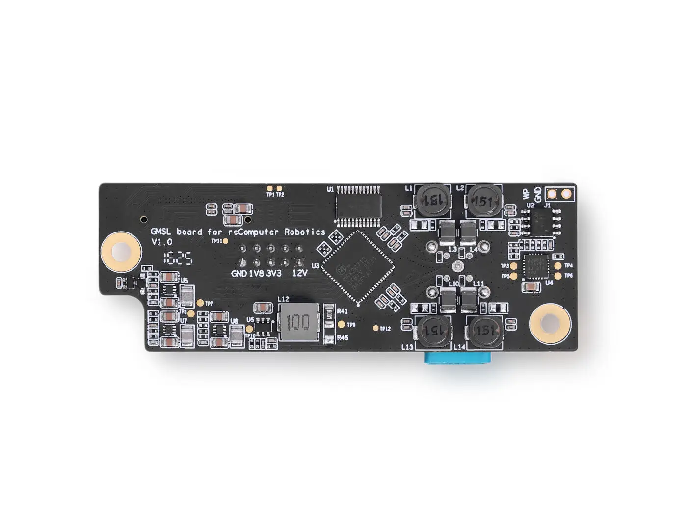 reComputer Robotics GMSL Extension Board, MAX96712, for Jetson Orin NX and Orin Nano, Compatible GMSL Cameras MAX96717/MAX9295A - Imagen 3
