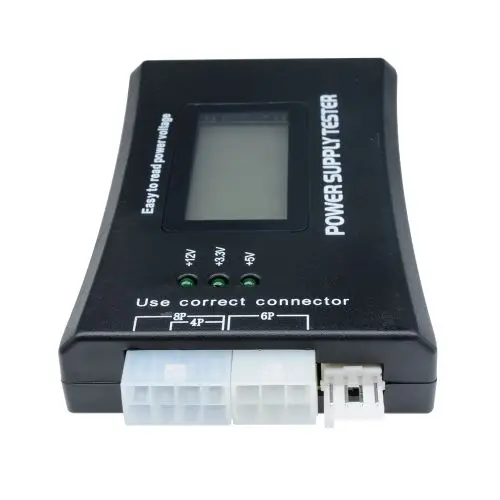 Digital LCD Display PC Computer 20/24 Pin LCD Power Supply Tester Check Atx Source Tester Power Measuring Diagnostic Tester Tool - Imagen 6