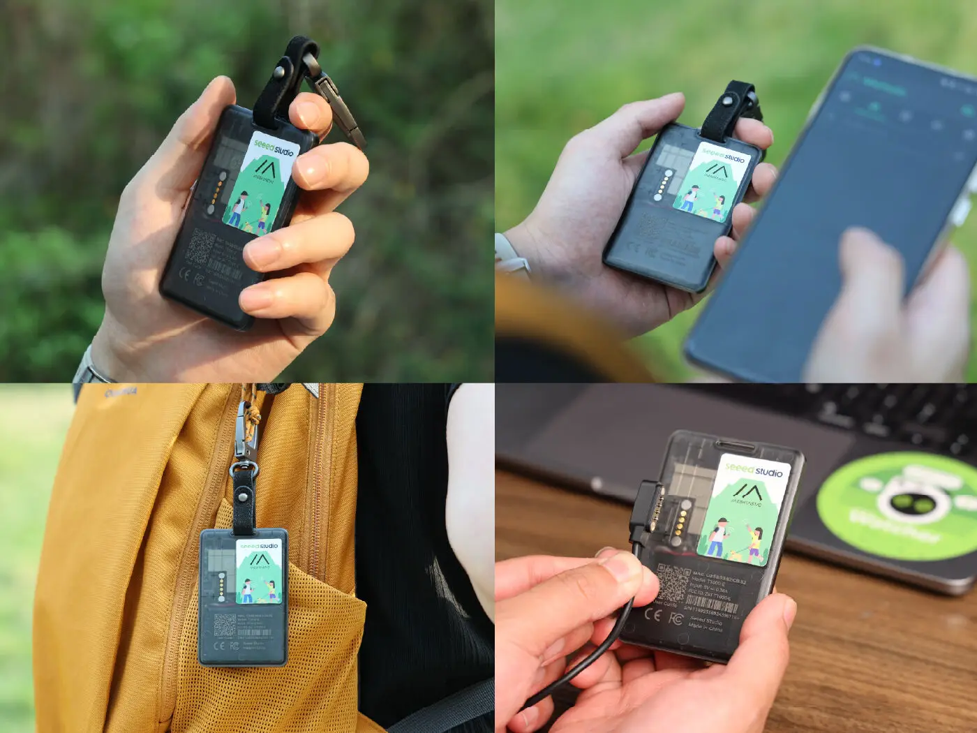 Sensecap T1000 E Meshtastic Tracker with LR1110,nRF52840,AG3335 GPS, IP65 Indoor&Outdoor Positioning, Motion Sensor - Imagen 4