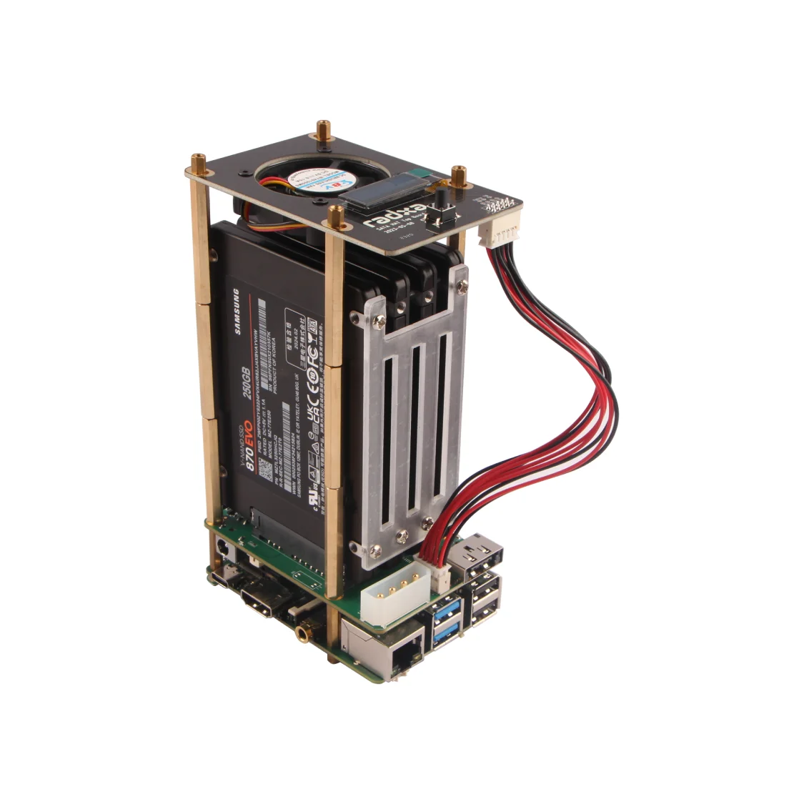 Radxa Penta SATA HAT Top Board, Designed for Radxa Penta SATA HAT - Imagen 4