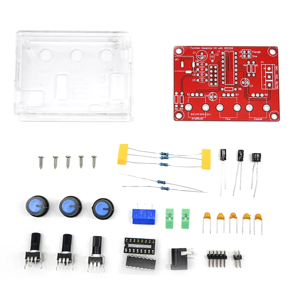 XR2206 High Precision Signal Generator DIY Kit Sine Triangle Square Waves 1Hz 1MHz Frequency Range Adjustable Frequency - Imagen 2