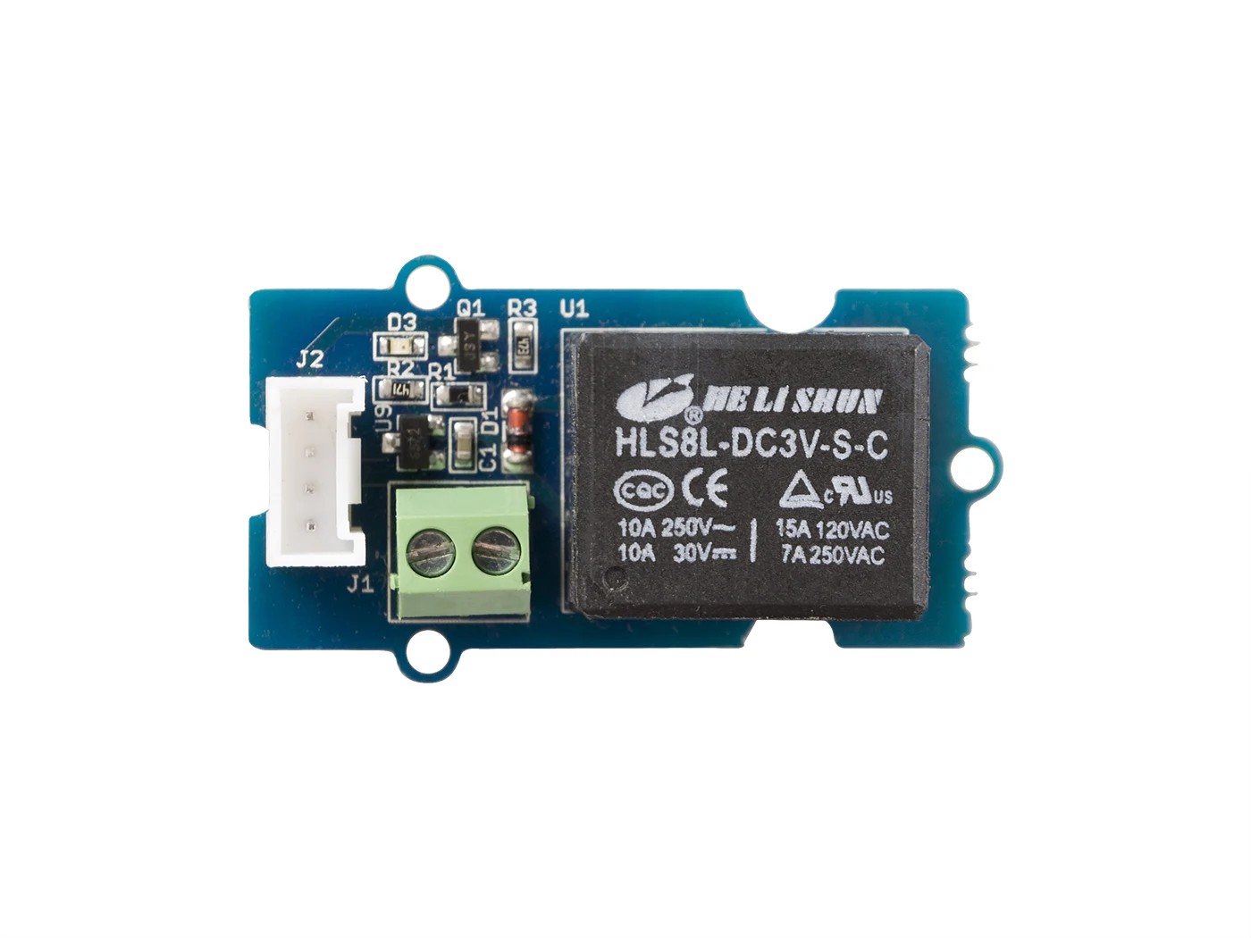 Grove-Relay High current 5V/10A small 1-way mechanical relay switch Arduino ,peak voltage capability 250V 10A - 画像 (4)