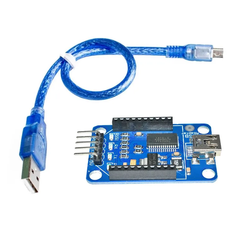 For XBee Explorer USB Mini Adapter Module Board Base Shield Multifunction FT232RL USB to TTL Serial Port Module - Imagen 3