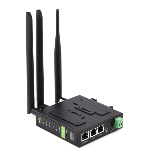 産業用4G LTEルーター、複数のVPNプロトコル対応、3チャンネルイーサネットポート、高速Wi-Fiインターネット、デュアルQualcommチップ搭載