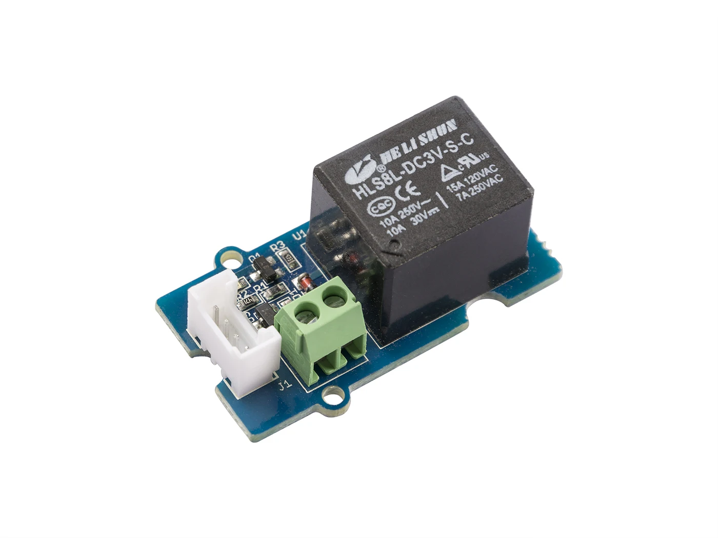 Grove-Relay High current 5V/10A small 1-way mechanical relay switch Arduino ,peak voltage capability 250V 10A - 画像 (2)