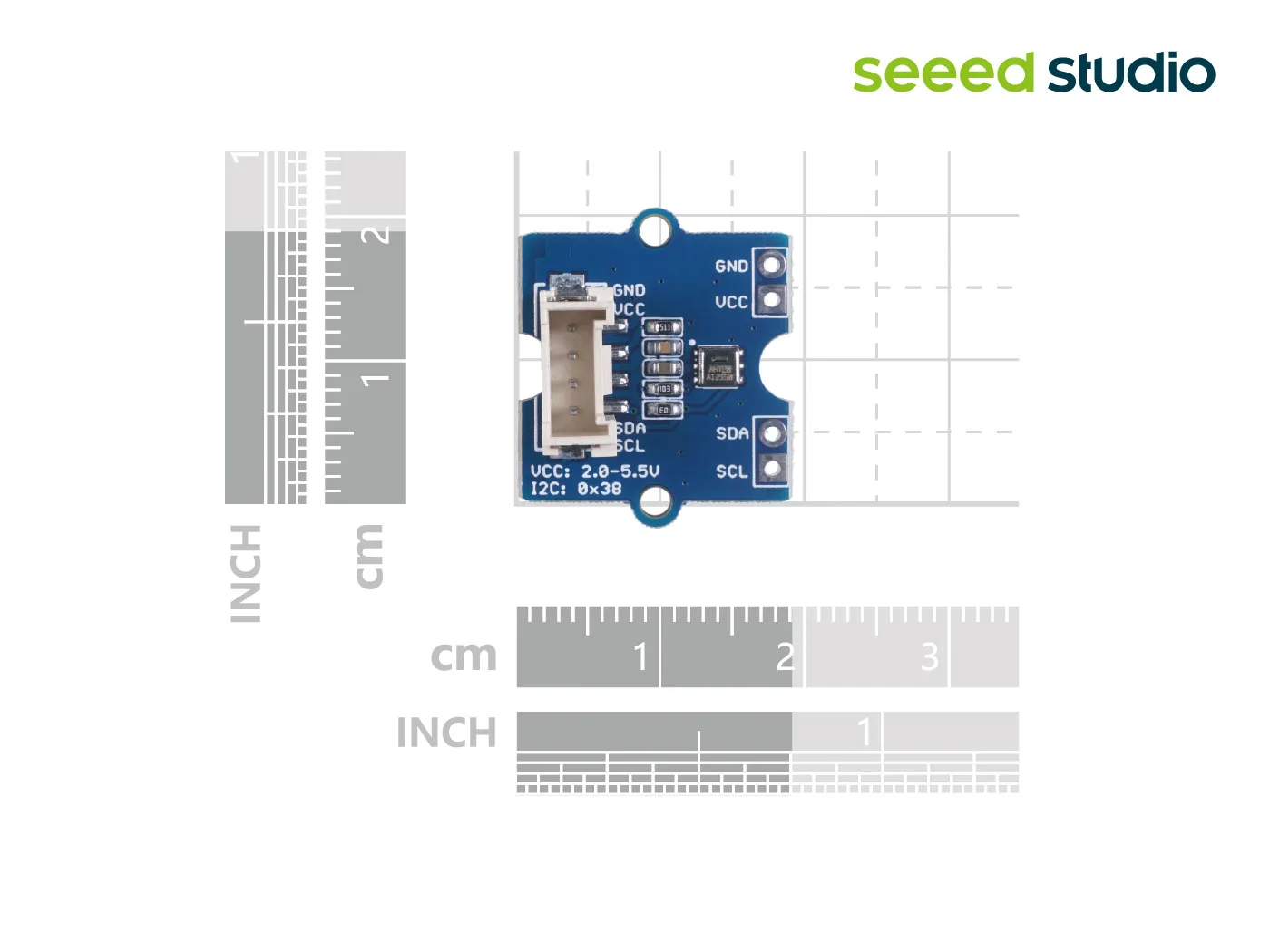 Grove - AHT20 I2C Industrial Grade Temperature and Humidity Sensor - Image 3