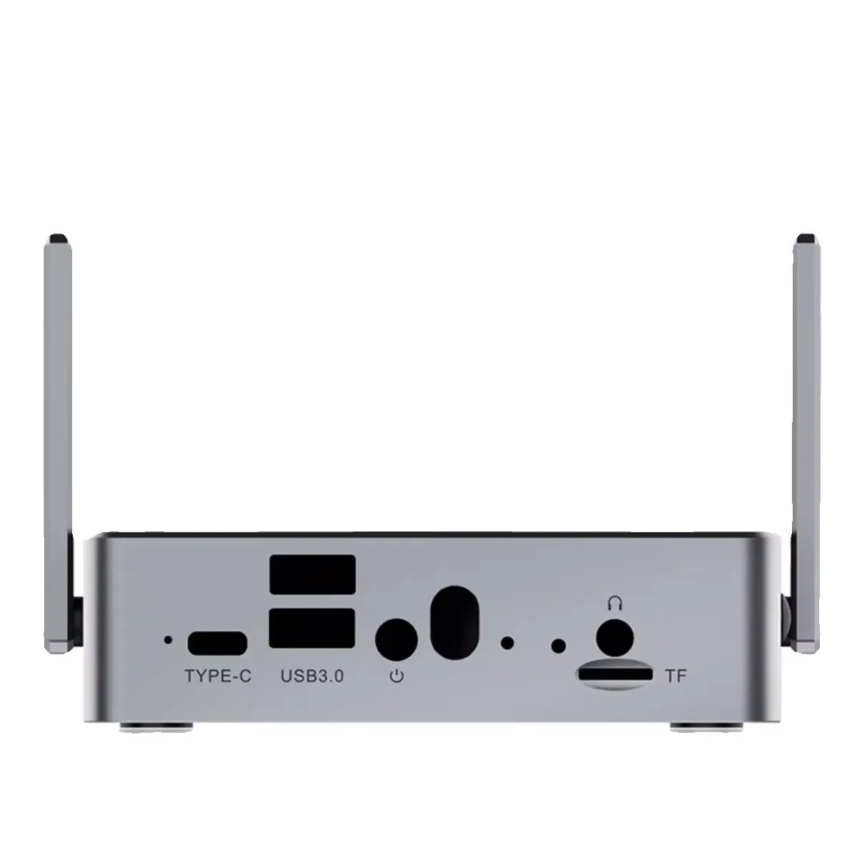 Carcasa de aluminio para Orange Pi 5 Plus, carcasa metálica, refrigeración pasiva y antenas opcionales para OPI 5 Plus