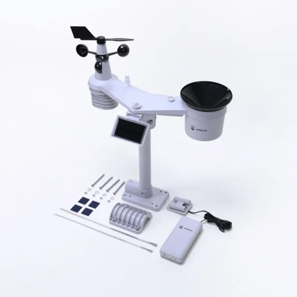 SenseCAP S2120 8-in-1 LoRaWAN Weather Sensor Station,gardens, agriculture, meteorology, urban environmental monitoring