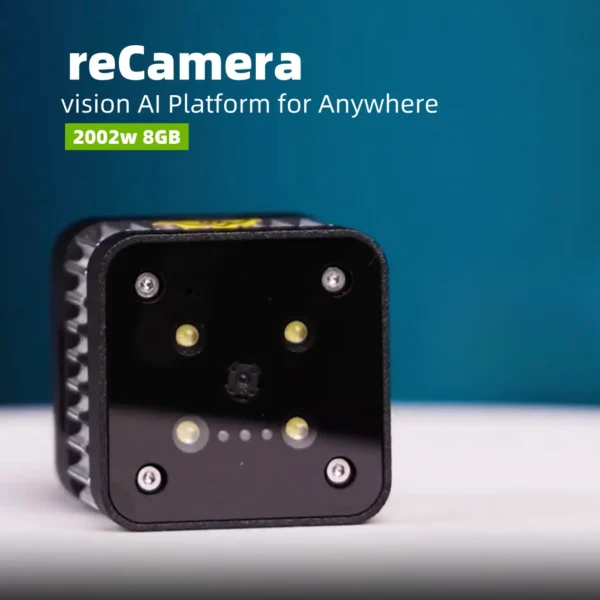 reCamera 2002w 8GB 64GB cámara con IA, reCamera 2002 8GB 64GB, SoC RISC-V con codificación de vídeo 5MP a 30 FPS
