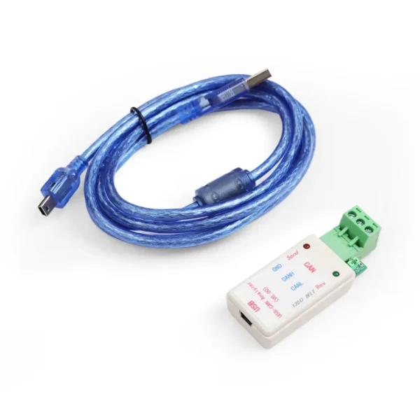 USB to CAN Analyzer Adapter (V8.00) with USB Cable, Collect CAN-BUS Data, Supports CAN2.0A & CAN2.0B