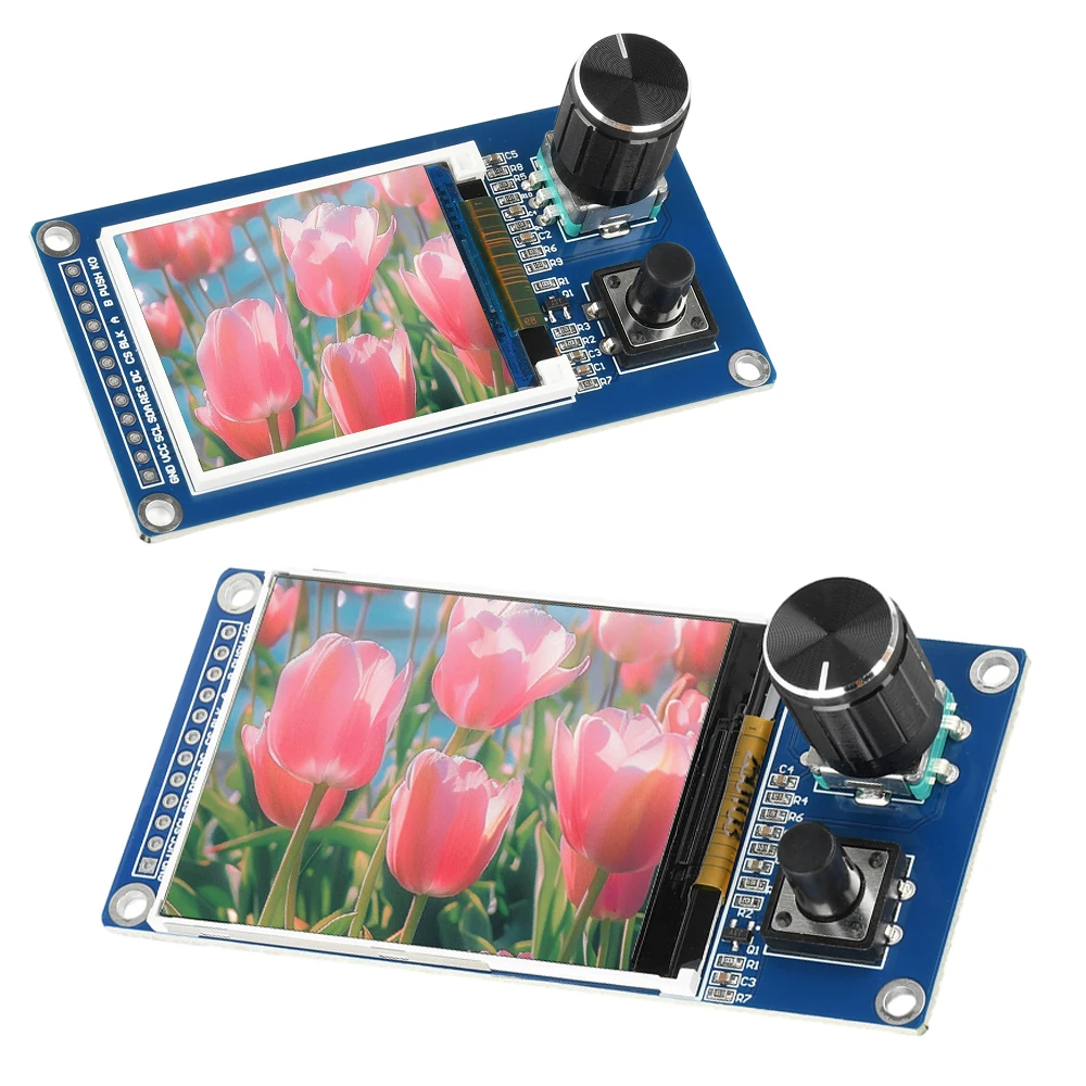 1.8-Inch 2.4-Inch TFT Display Screen With Ec11 Rotary Encoder Combination Module SPI Interface LCD Screen Electronic Kit — reference image 25