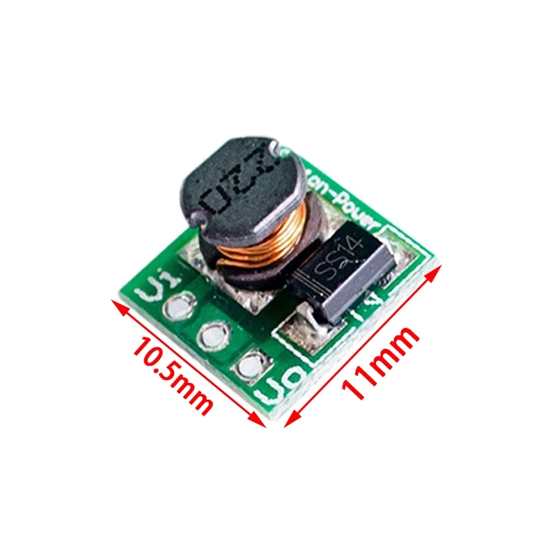 5pcs DC-DC 0.9-3.3V to 3.3V 500mA 0.9-5V to 5V Mini Step Up Boost Power Module DC to DC For Arduino Voltage Converter Module — reference image 3