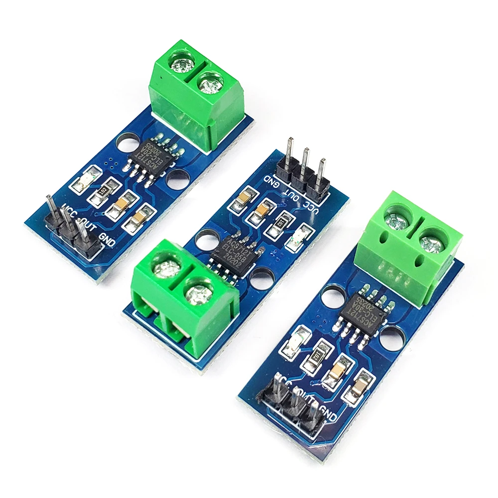 ACS712 Hall Current Sensor Module Hall Sensor 5V 5A 20A 30A Current Detection Board Module — reference image 1
