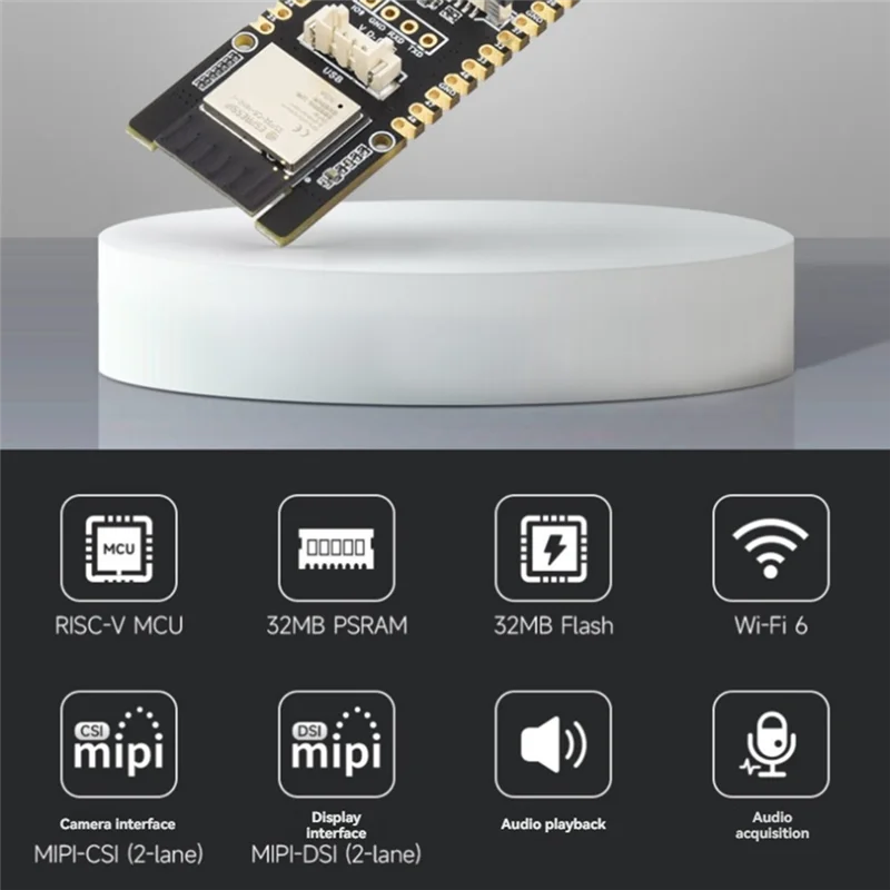 B92B-ESP32-P4 WIFI6 Development Board ESP32-P4 And ESP32-C6 Support For Wifi6 Bluetooth 5 And Xiaozhi AI Deepseek — reference image 7