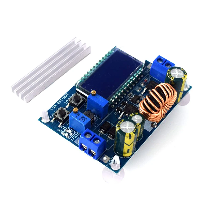 DC-DC Buck Boost Converter Module 5.5-30V to 0.5-30V 4A 35W Adjustable Step Up Down Voltage Regulator LCD Digital Voltmeter — reference image 3