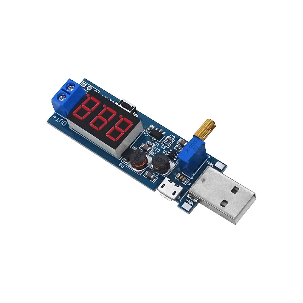 DC-DC USB step-up/step-down power supply voltage regulator module 5V to 3.3V 9V 12V 24V converter output DC 1.2V-24V — reference image 4