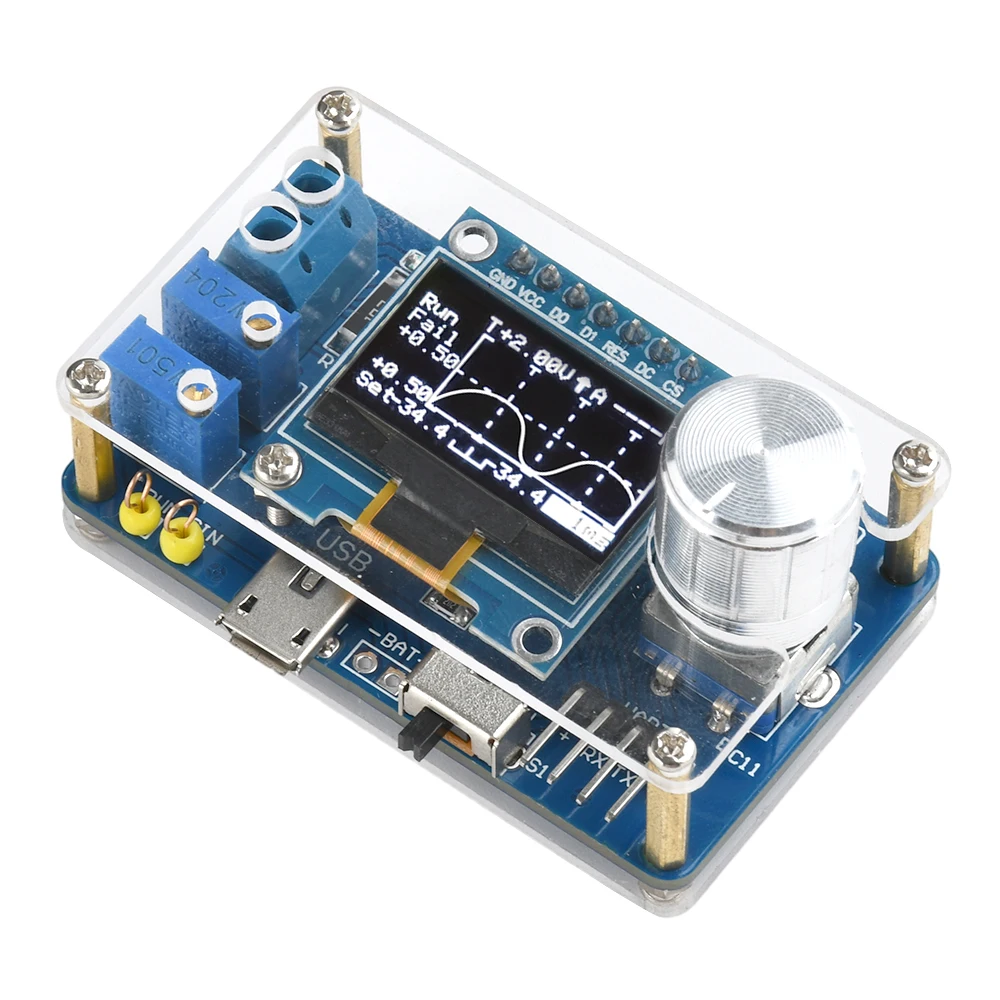 DIY Mini Digital Oscilloscope Kit STC8K8A Microcontroller Electronic Component Soldering Practice Loose Kit — reference image 12