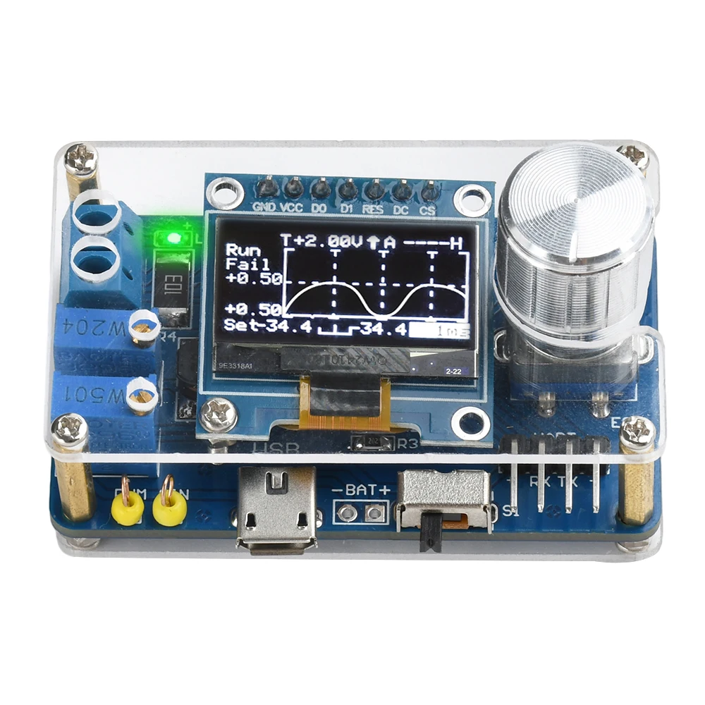 DIY Mini Digital Oscilloscope Kit STC8K8A Microcontroller Electronic Component Soldering Practice Loose Kit — reference image 13