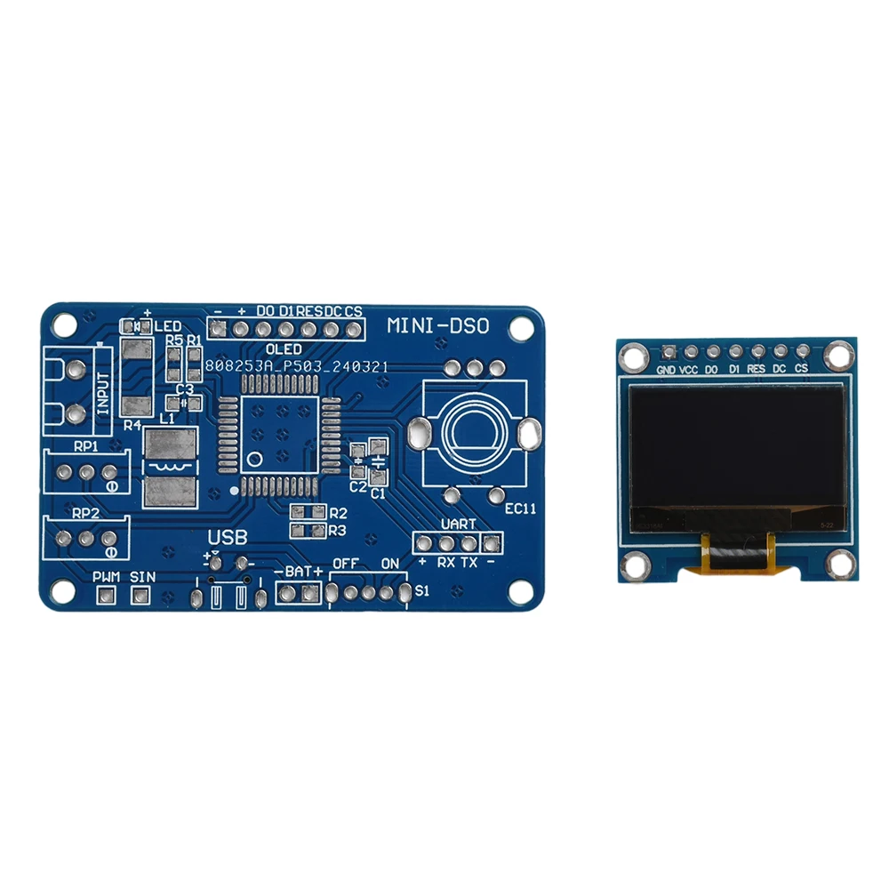 DIY Mini Digital Oscilloscope Kit STC8K8A Microcontroller Electronic Component Soldering Practice Loose Kit — reference image 4