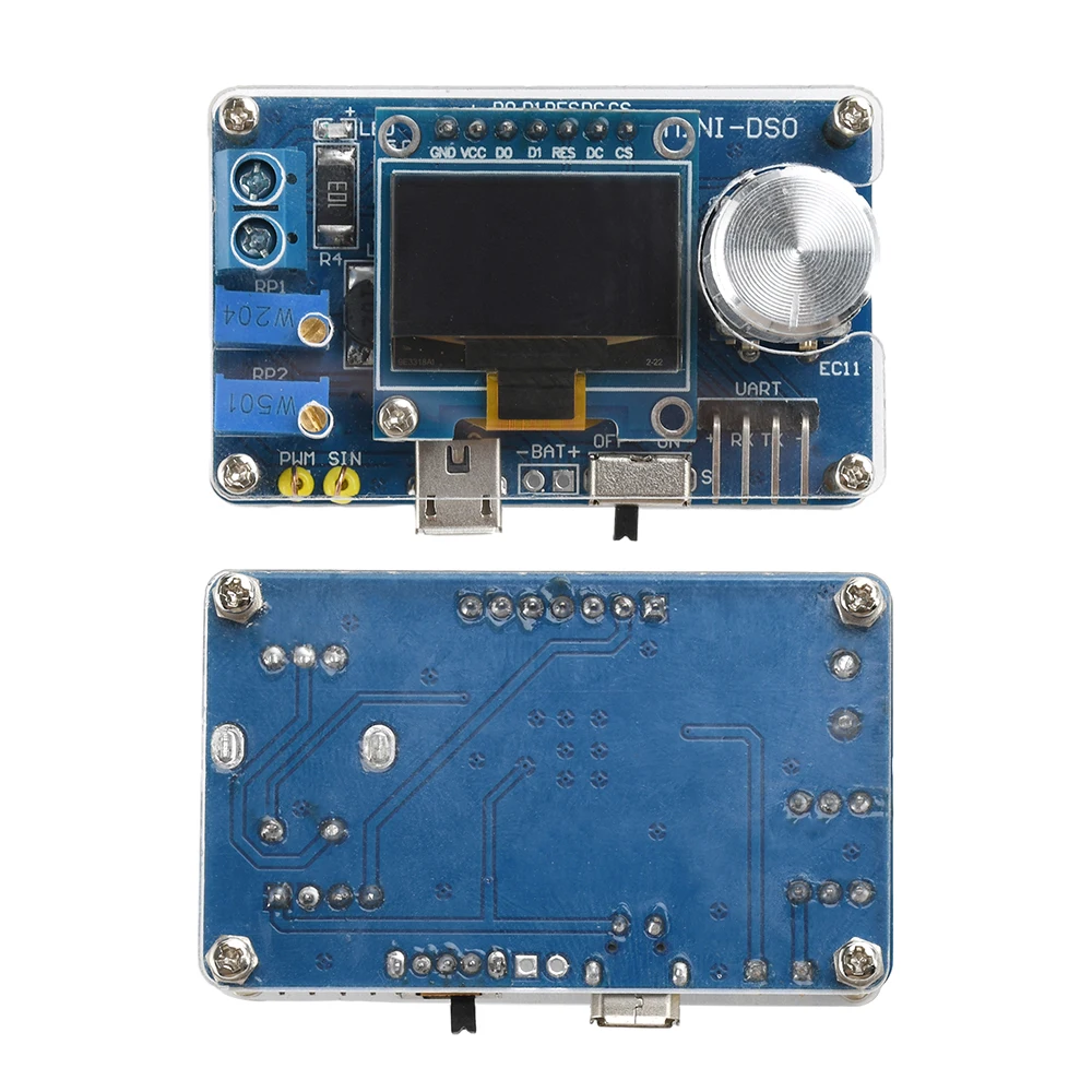 DIY Mini Digital Oscilloscope Kit STC8K8A Microcontroller Electronic Component Soldering Practice Loose Kit — reference image 9