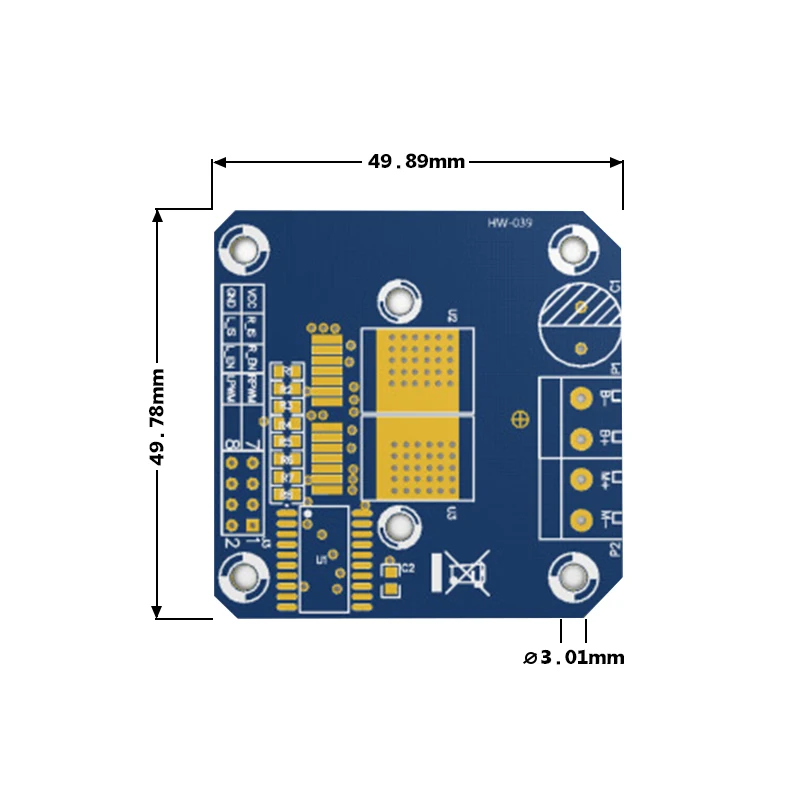 Double BTS7960 43A High-Power IBT2 Motor Drivers System Electronics Board Module DIY Smart Car Semiconductor Cooler For Arduino ESP32 — reference image 3