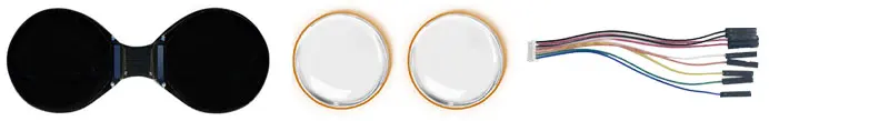 Double EYE 0.71 inch Round LCD Display Screen For Arduino Raspberry Pi ESP32 Pico STM32 — reference image 1