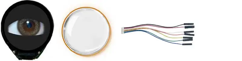Electronic EYE 0.71 inch Round LCD Display Screen For Arduino Raspberry Pi ESP32 Pico STM32 — reference image 2