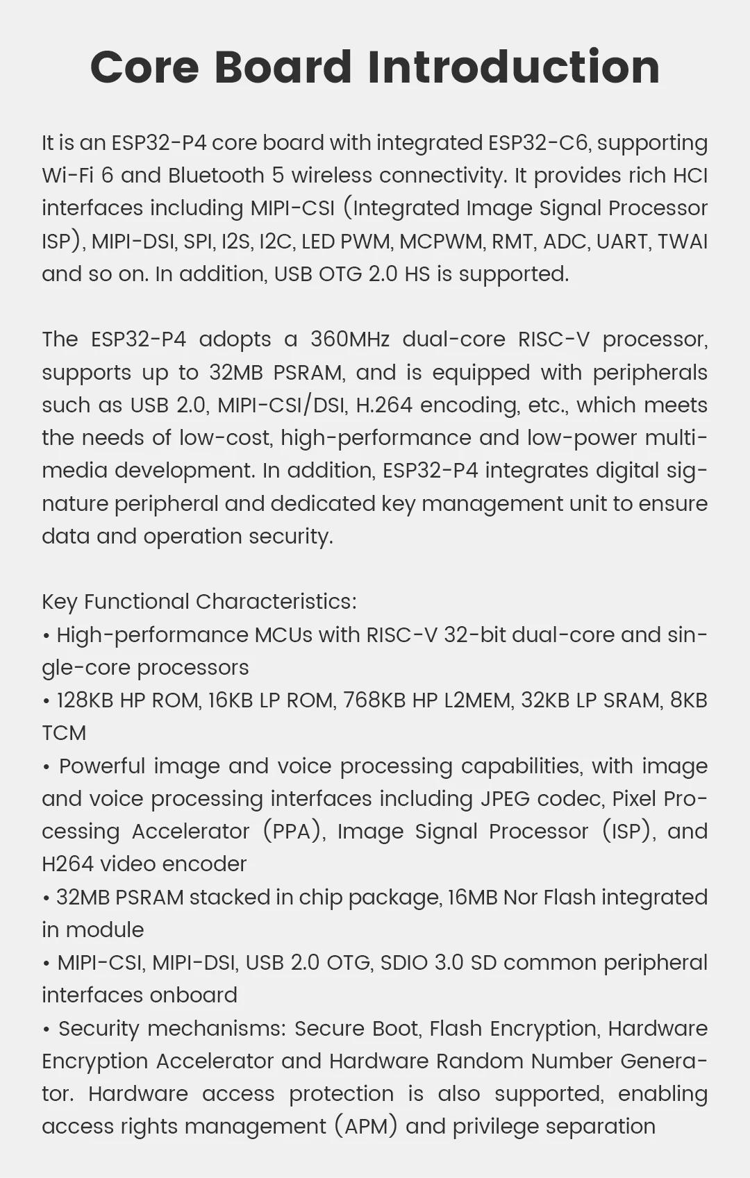 ESP32-P4+ESP32-C6 development board Xiaozhi board | RISC-V high-performance IoT core board — reference image 2