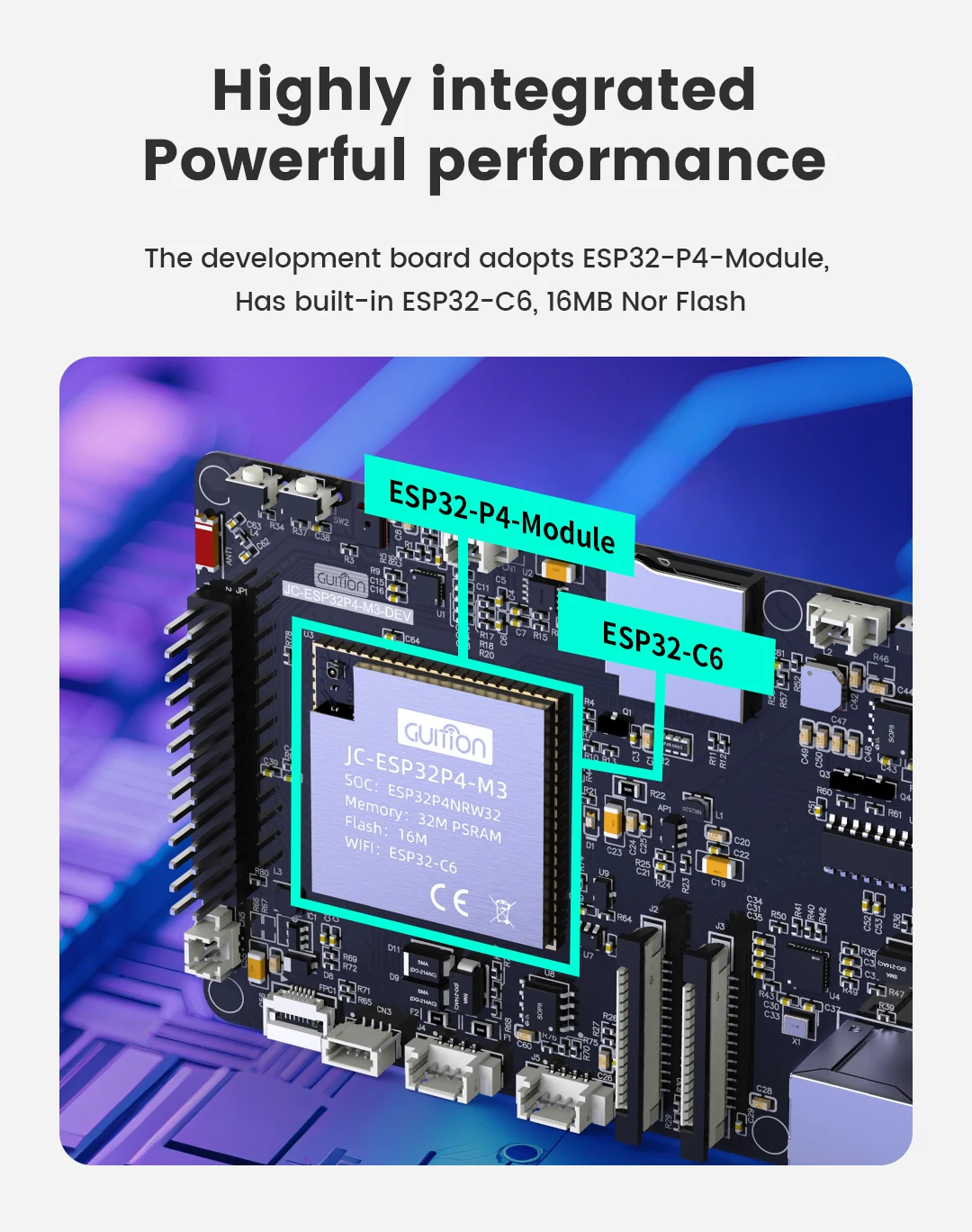 ESP32-P4+ESP32-C6 development board Xiaozhi board | RISC-V high-performance IoT core board — reference image 3