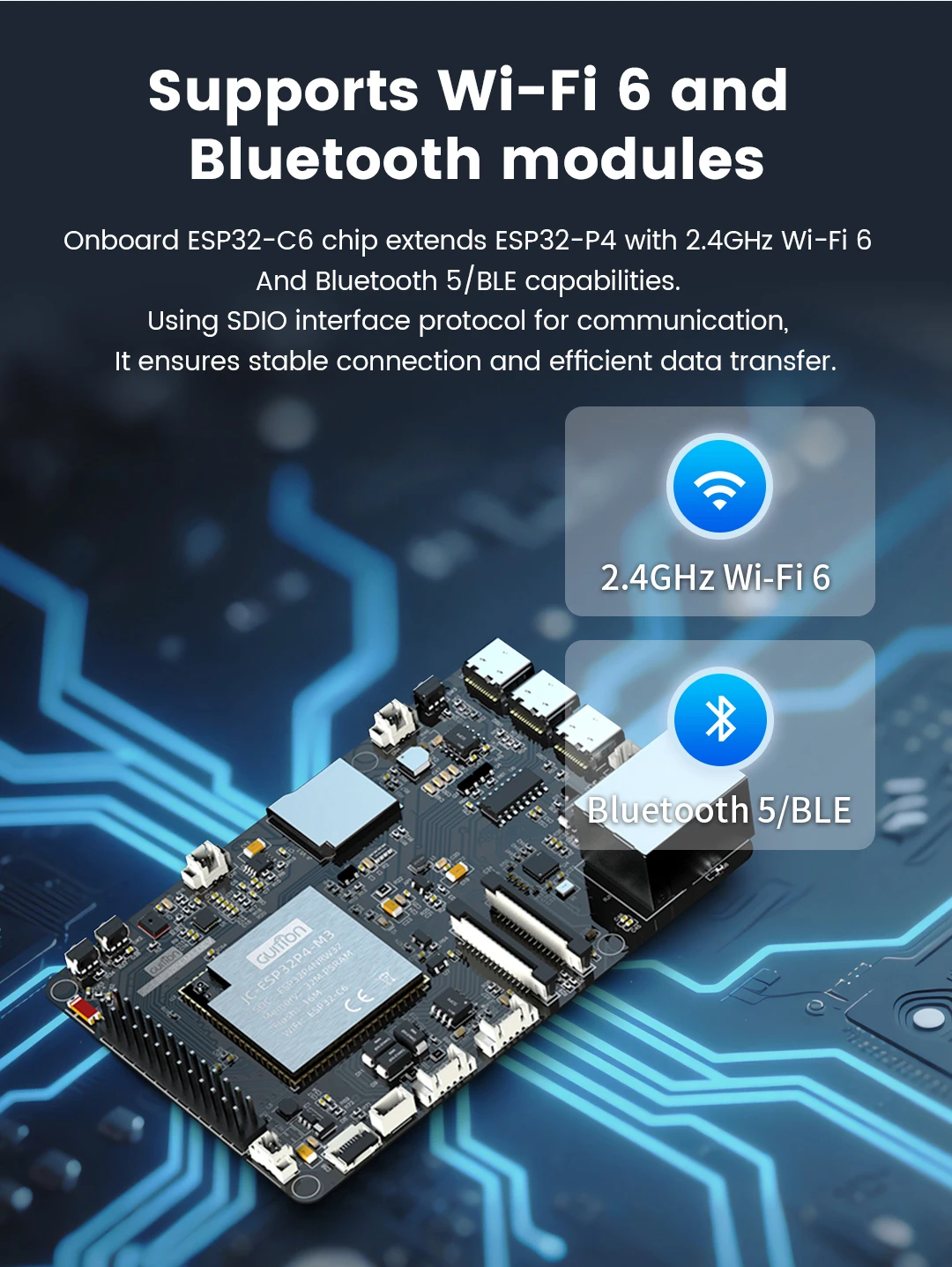 ESP32-P4+ESP32-C6 development board Xiaozhi board | RISC-V high-performance IoT core board — reference image 4