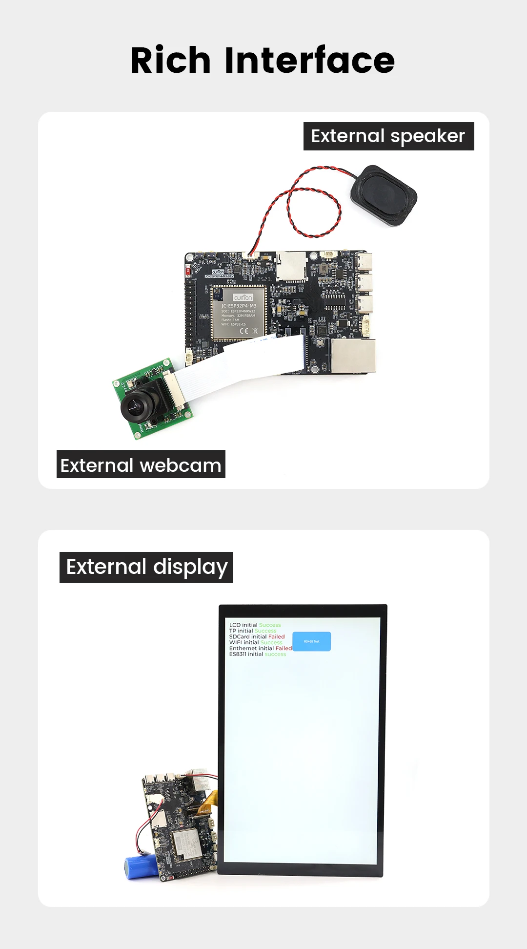 ESP32-P4+ESP32-C6 development board Xiaozhi board | RISC-V high-performance IoT core board — reference image 6