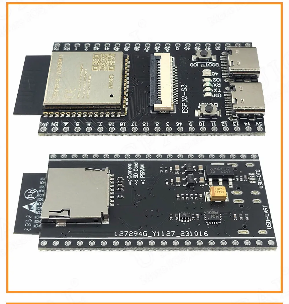 ESP32-S3 WROOM N16R8 Development Board 2.4G Wifi BT Camera Module OV2640 OV5640 16MB FLASH 8MB PSRAM ESP32 S3 N16R8 CAM — reference image 8
