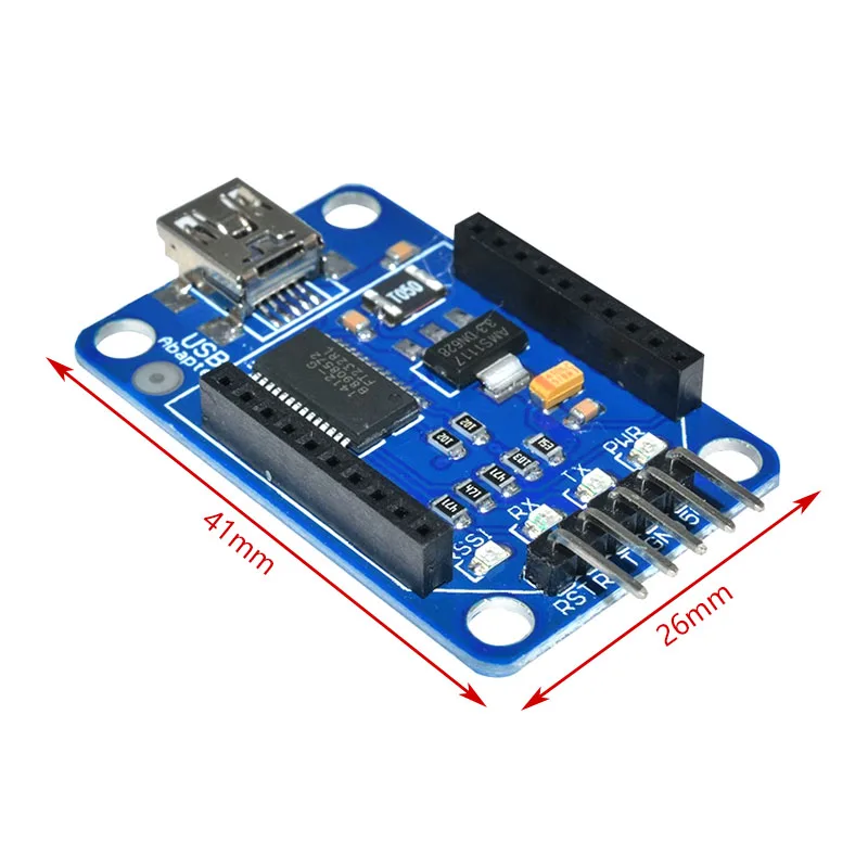 For XBee Explorer USB Mini Adapter Module Board Base Shield Multifunction FT232RL USB to TTL Serial Port Module — reference image 1