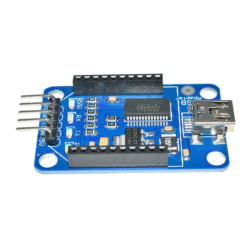 For XBee Explorer USB Mini Adapter Module Board Base Shield Multifunction FT232RL USB to TTL Serial Port Module — reference image 2