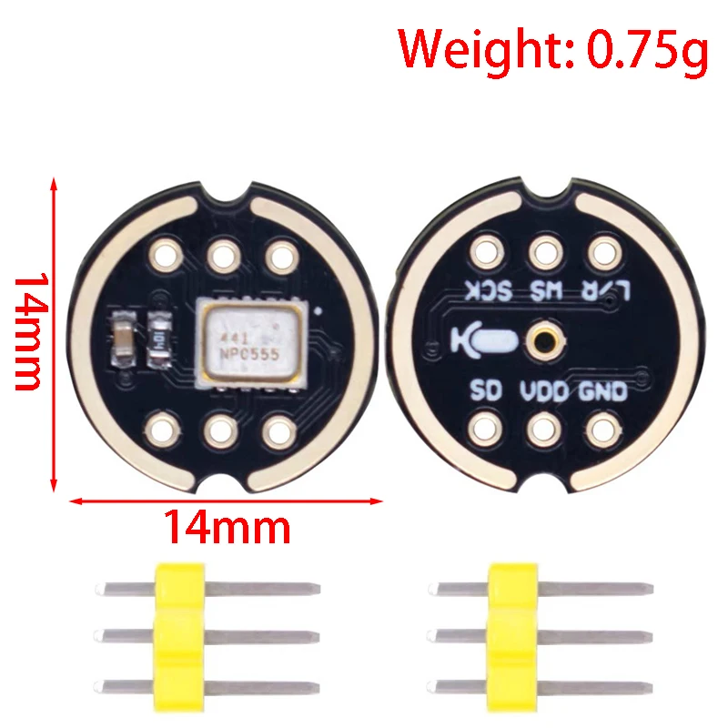 INMP441 Omnidirectional Microphone Module MEMS High Precision Low Power I2S Interface Support ESP32 — reference image 1