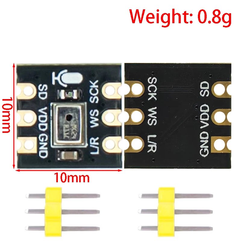 INMP441 Omnidirectional Microphone Module MEMS High Precision Low Power I2S Interface Support ESP32 — reference image 2