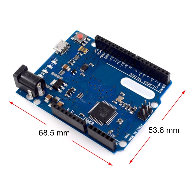 Leonardo R3 Microcontroller Atmega32u4 Development Board With USB Cable Compatible for arduino DIY Starter Kit — reference image 1