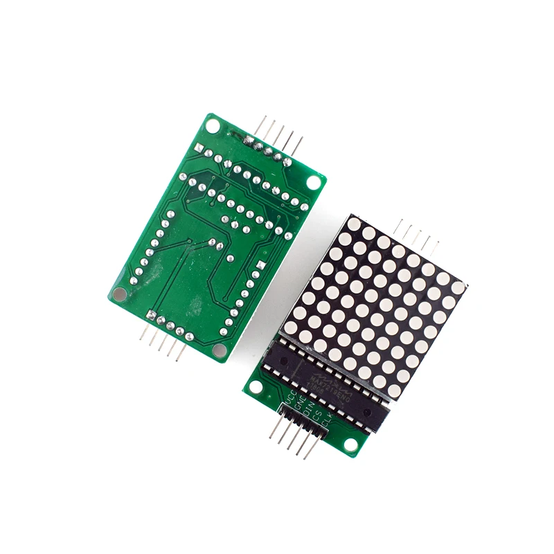 MAX7219 8*8 Dot Matrix Module Red Light Microcontroller Module Display Module MCU LED Display Control Module — reference image 6