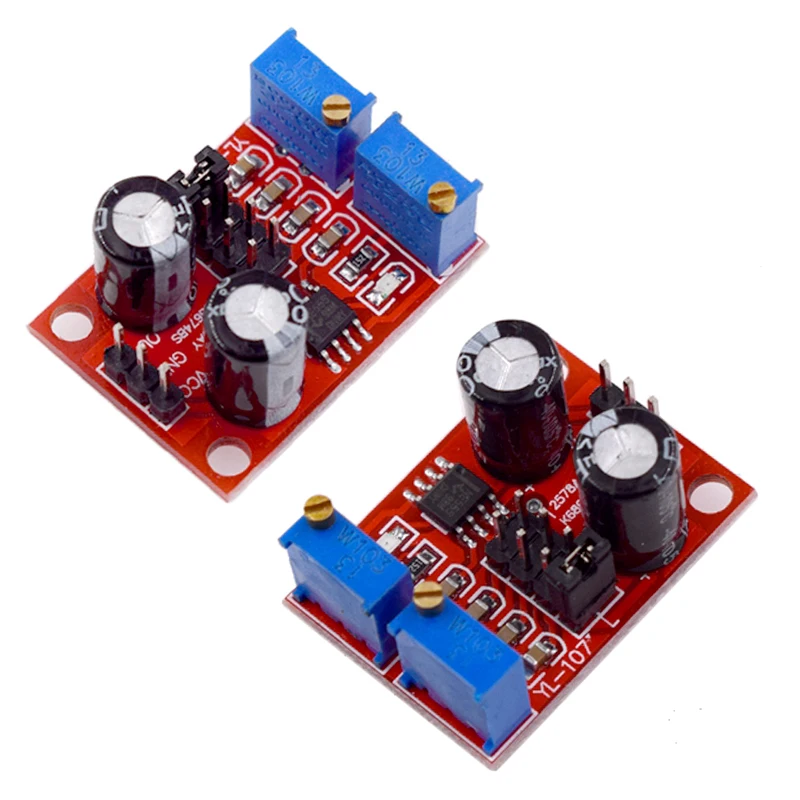 NE555 pulse frequency, duty cycle adjustable module,square/rectangular wave signal generator,stepping motor driver — reference image 4